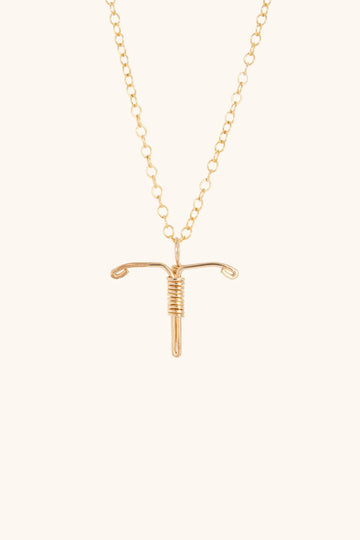 IUD Charm Necklace - Valentina New York - No extension chain - dainty jewelry