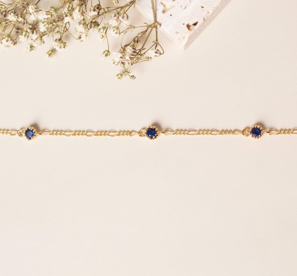 Kathleen Bracelet | Navy - Valentina New York - bracelet