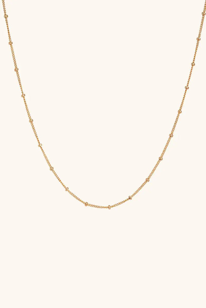 Satellite Chain necklace | Gold - filled - Valentina New York - Chocker 14" - dainty necklace