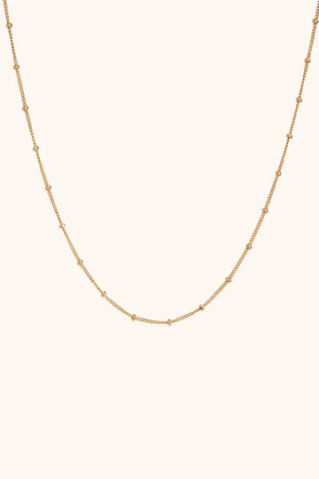 Satellite Chain necklace | Gold - filled - Valentina New York - Chocker 14" - dainty necklace