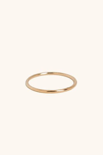 Simple ring band - Valentina New York - 3 (perfect for midi) - gold filled ring