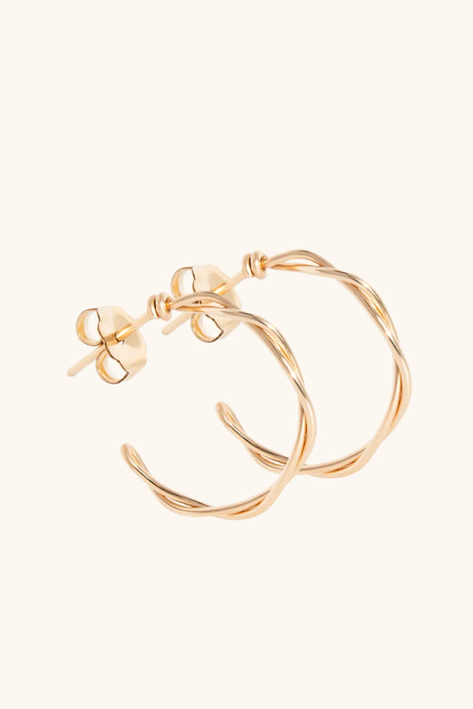 Twisted hoops - Valentina New York - earrings