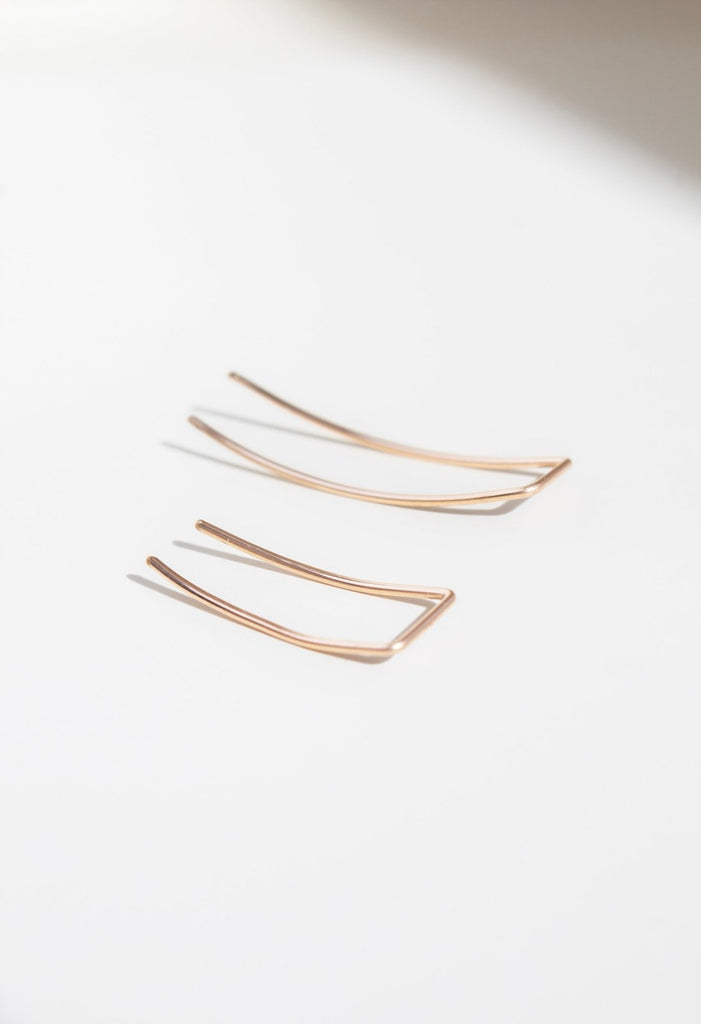 Single ear Climber | Medium - Valentina New York - dainty jewelry